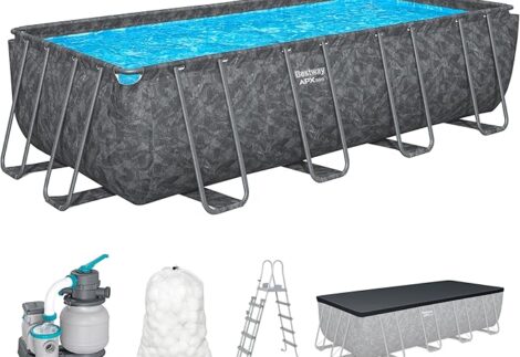 Bestway Above Ground APX 365 Rectangular Pool 18' x 9' x 52"/5.49m x 2.74m x 1.32m