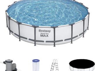 Steel Pro MAX 18' x 48"/5.49m x 1.22m Pool Set