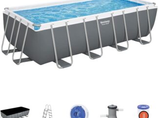 Bestway, Power Pro Pool Max Swimming Pool, Large Swimming, Above Ground Pool, 16ft
4.88Mx2.44x1.22M