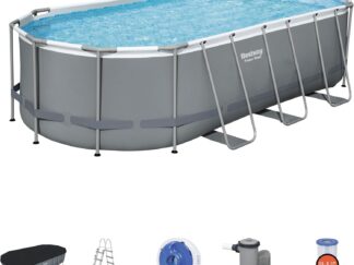 Bestway Pool Set Power Steel Oval 549X274X122Cm