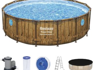 Swimming pool fuori terra Bestway roundabout with accessories
4.88Mx1.22M