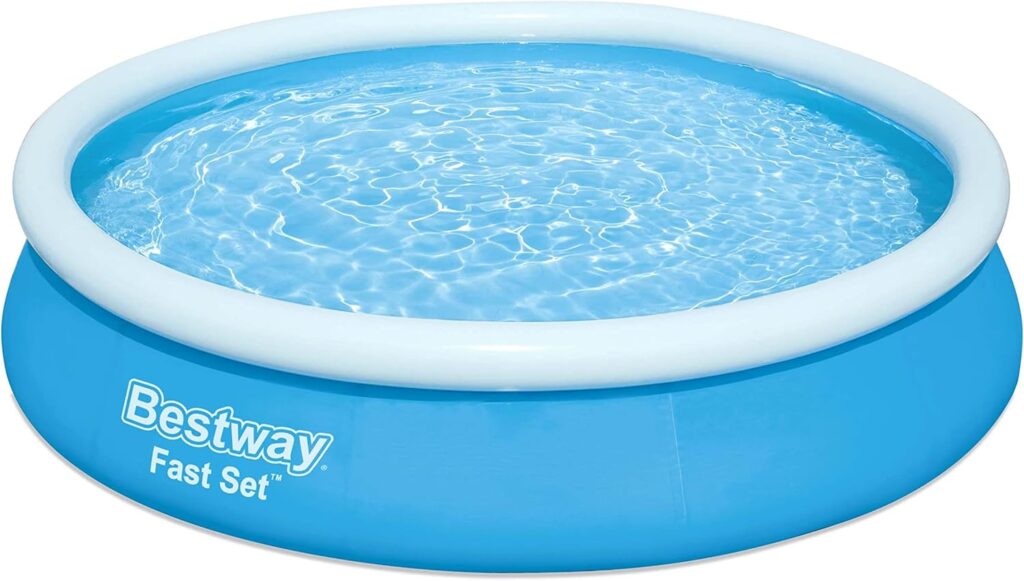 Fast Set Swimming Pool, family paddling pool for kids and adults; 5377L, 12' x 30"/3.66m x 76cm