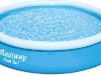 Fast Set Swimming Pool, family paddling pool for kids and adults; 5377L, 12' x 30"/3.66m x 76cm