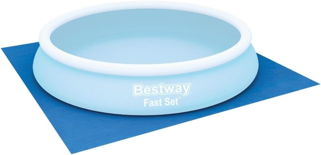 Bestway 13ft Ground Protector Cloth for Above Ground Pools and Hot Tub Spas, 3.96m x 3.96m