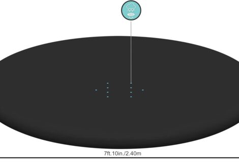 Bestway 8'/2.44m Round Pool Cover, Pool Accessories