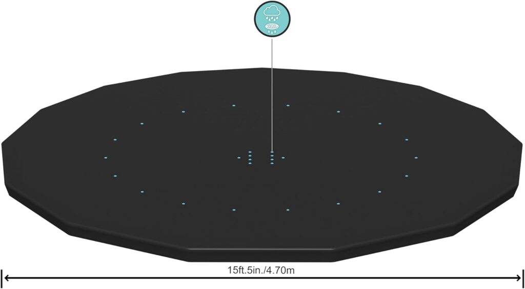 Bestway | Round Pool Cover for Above Ground Pools, 4.57M