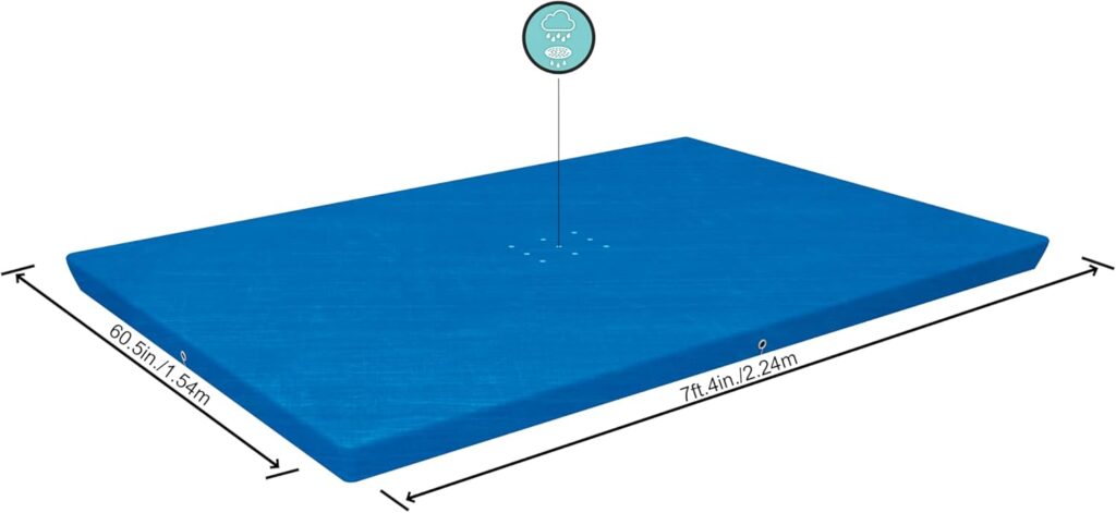 Bestway 7'3" x 59"/2.21m x 1.50m Rectangular Pool Cover