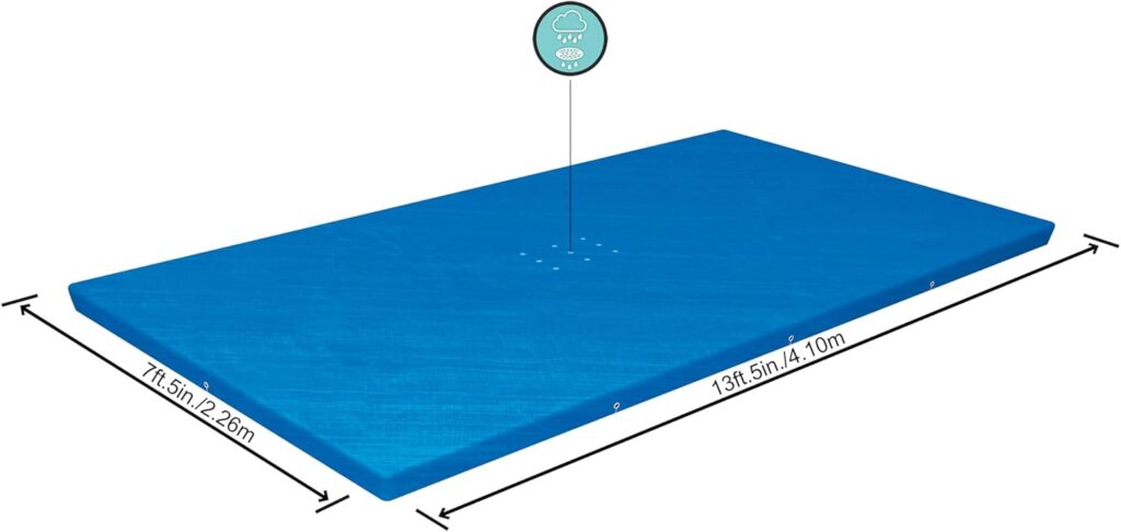 Bestway 13'1" x 6'11"/4.00m x 2.11m Rectangular Pool Cover