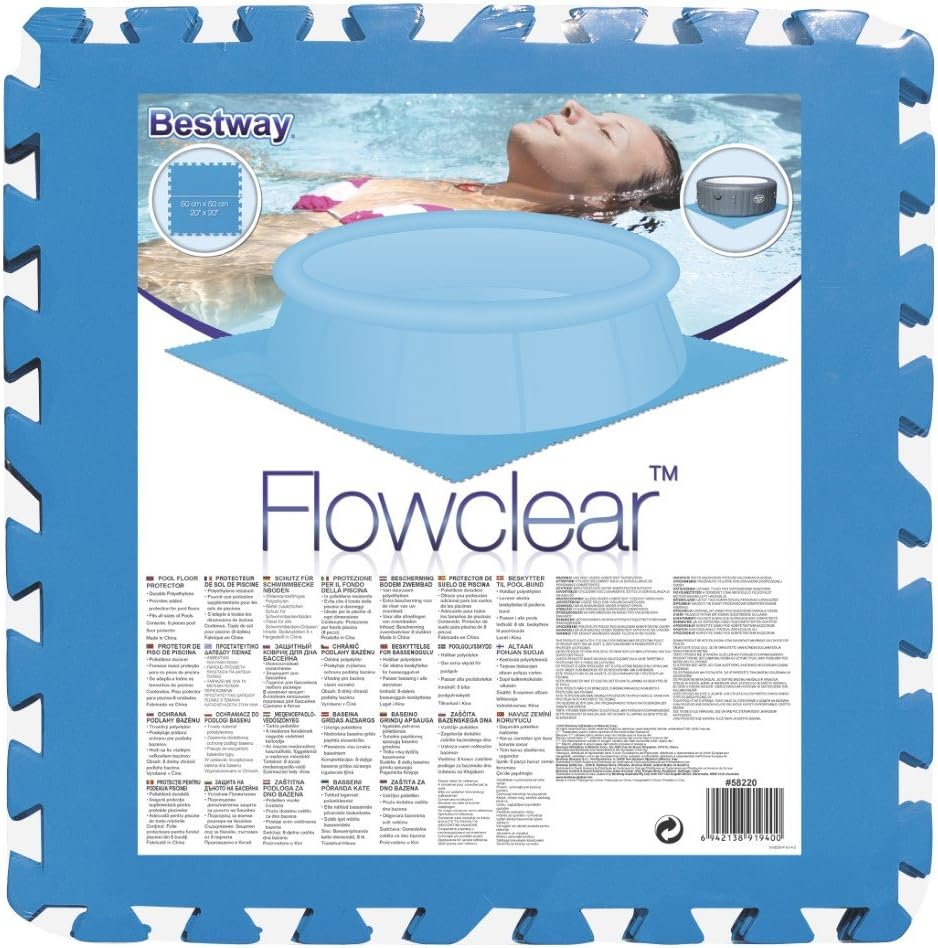 Bestway Pool Floor Protector, Multi Color
50CMX50CM  8pcs