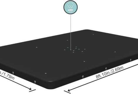 9'3" x 6'5"/2.82m x 1.96m PVC Pool Cover