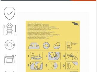 Bestway Heavy Duty Repair Patch 6.5*6.5 cm , 42.3sq cm, Swimming Pool Patch Repair Kit, Pool Puncture Repair Patch, 10 Patches, Multicolor,