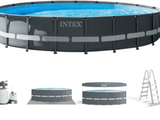 Intex 6.10m*1.22 Ultra Frame Pool Set