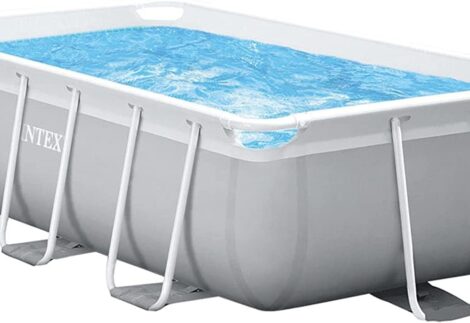 Intex Prism Frame Rectangular Pool Set, Grey 3M X 1.75M X 0.8M