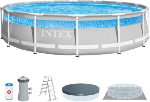 Intex 4,27 m x 1,07 m Prism Frame Clearview Premium Pool Set,