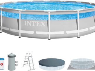 Intex 4,27 m x 1,07 m Prism Frame Clearview Premium Pool Set,