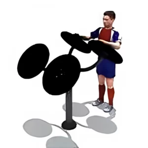 OUTDOOR GYM BIG TURNING WHEELS FITNESS EQUIPMENT FOR HANDICAPPED