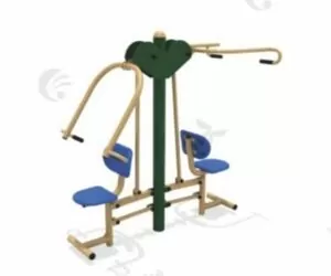 OUTDOOR CHEST PRESS & PULL DOWN HEAVY DUTY GYM MACHINE