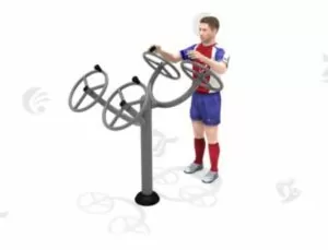 OUTDOOR GYM BIG TURNING WHEELS FITNESS EQUIPMENT HEAVY DUTY