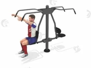 OUTDOOR FITNESS DOUBLE LAT PULL DOWN