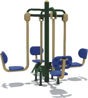 OUTDOOR FOUR LEG PRESS HEAVY DUTY GYM MACHINE